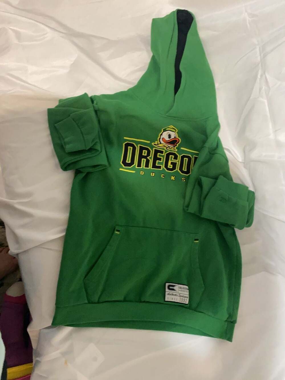 Oregon Ducks Green Hoodie Sweatshirt-Colosseum Athletics